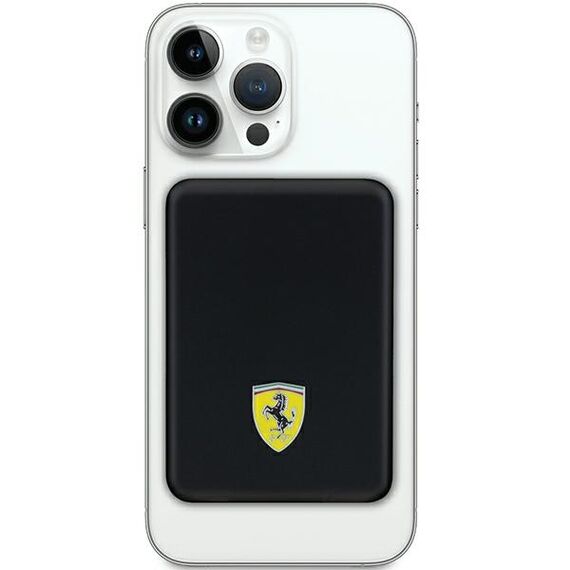 Powerbank Ferrari Metal Logo MagSafe 15W 5000mAh - black - Powerbanks - Smartphone Chargers - Techbox