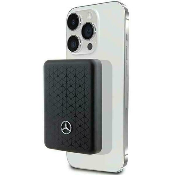 Powerbank Mercedes Stars Pattern MagSafe 5W 3000mAh - black - Powerbanks - Smartphone Chargers - Techbox