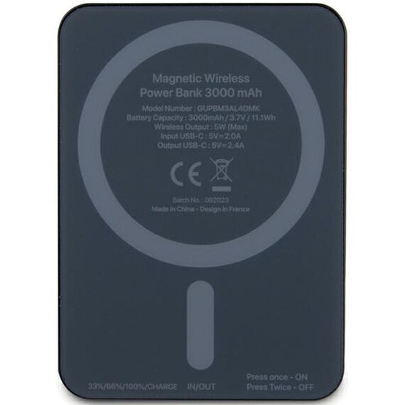 Powerbank Mercedes Stars Pattern MagSafe 5W 3000mAh - black - Powerbanks - Smartphone Chargers - Techbox