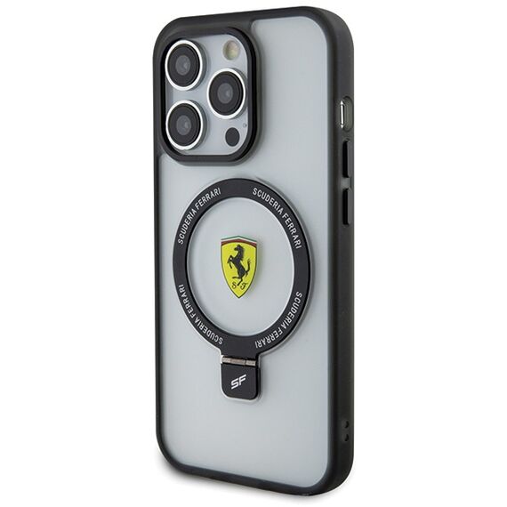 Ferrari FEHMP15LUSCAH iPhone 15 Pro 6.1" transparent hardcase Ring Stand 2023 Collection MagSafe - Apple Cases - Cases - Techbox