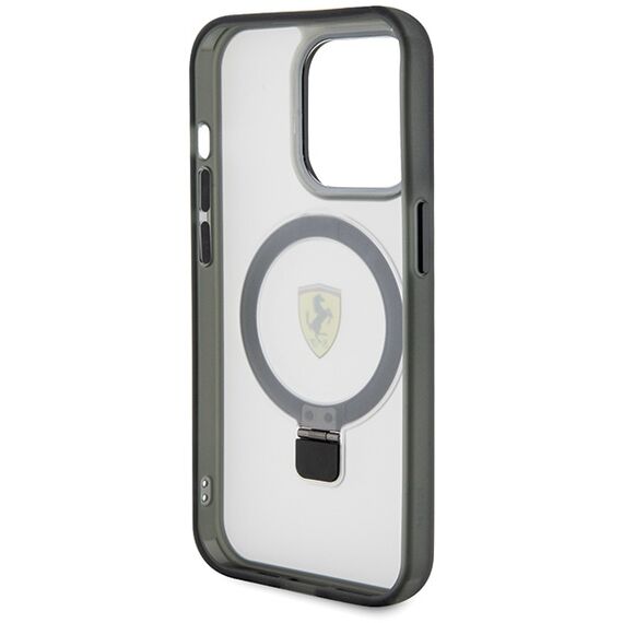Ferrari FEHMP15LUSCAH iPhone 15 Pro 6.1" transparent hardcase Ring Stand 2023 Collection MagSafe - Apple Cases - Cases - Techbox