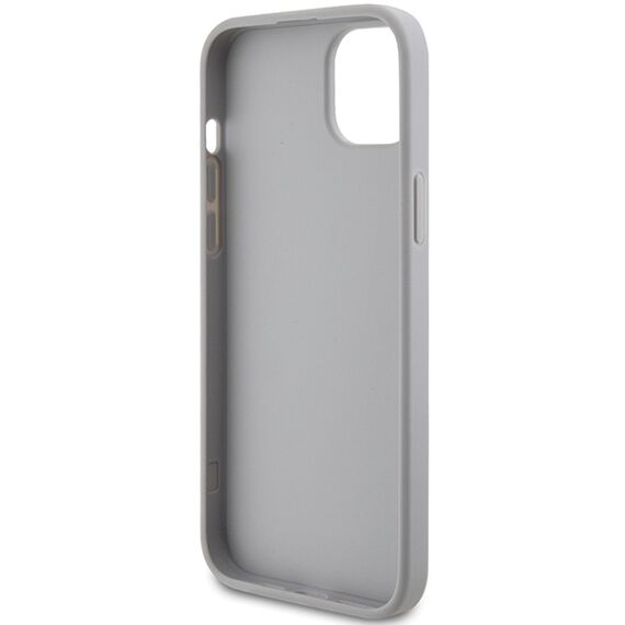 Guess GUHCP15MPS4DGPS iPhone 15 Plus 6.7" silver/silver hardcase Strass Metal Logo | Techbox