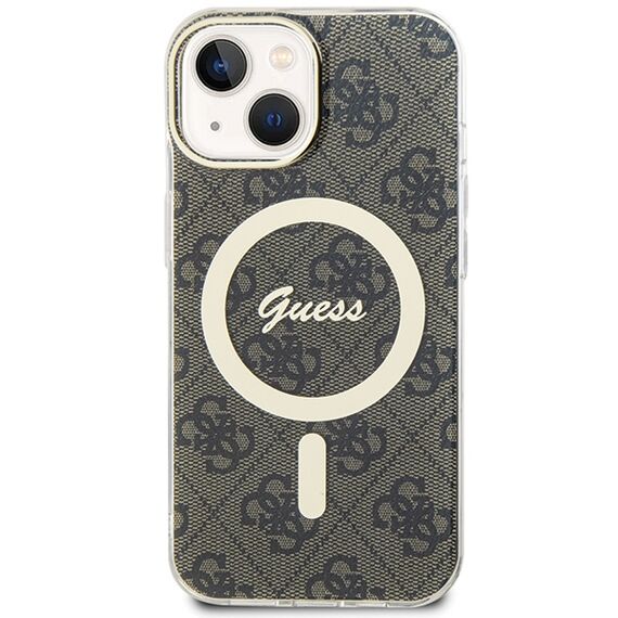 Guess IML 4G MagSafe case for iPhone 15 - brown - Uncategorized Cases (2) - Cases - Techbox