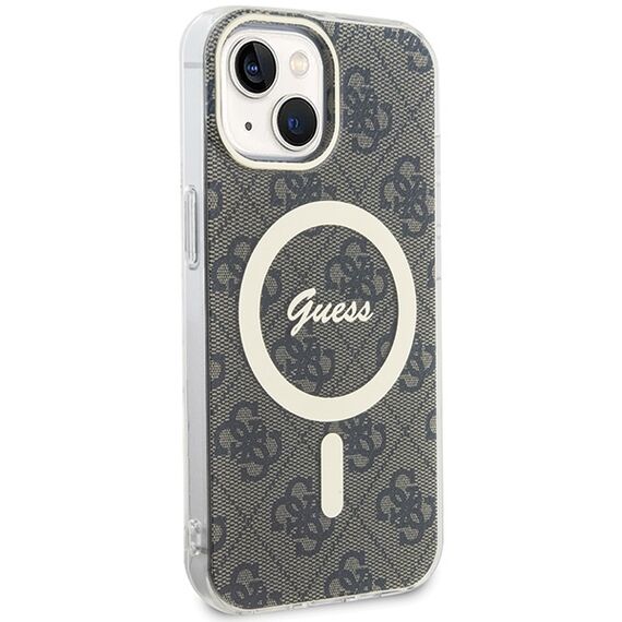 Guess IML 4G MagSafe case for iPhone 15 - brown - Uncategorized Cases (2) - Cases - Techbox