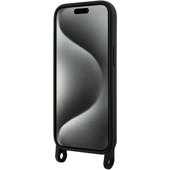 Karl Lagerfeld KLHCP15SSCBSKNK iPhone 15 6.1" hardcase black/black Crossbody Silicone Ikonik - Bags, Backpacks & Luggages - Fashion - Techbox