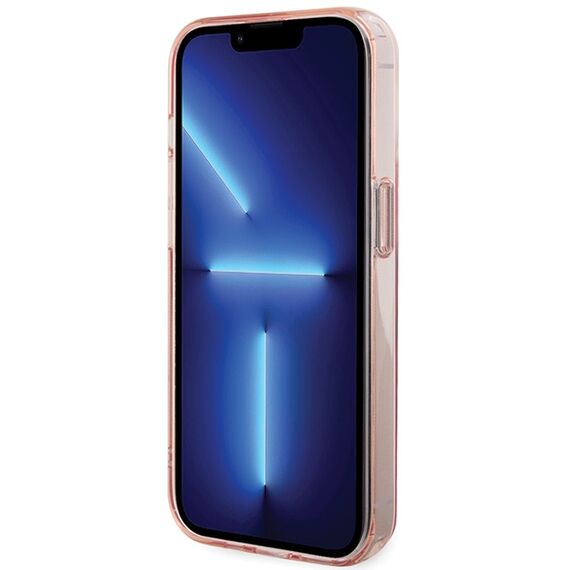 Karl Lagerfeld KLHMP15LHMRSKCP iPhone 15 Pro 6.1" pink/pink hardcase Ring Stand Karl&amp;Choupette MagSafe | Techbox