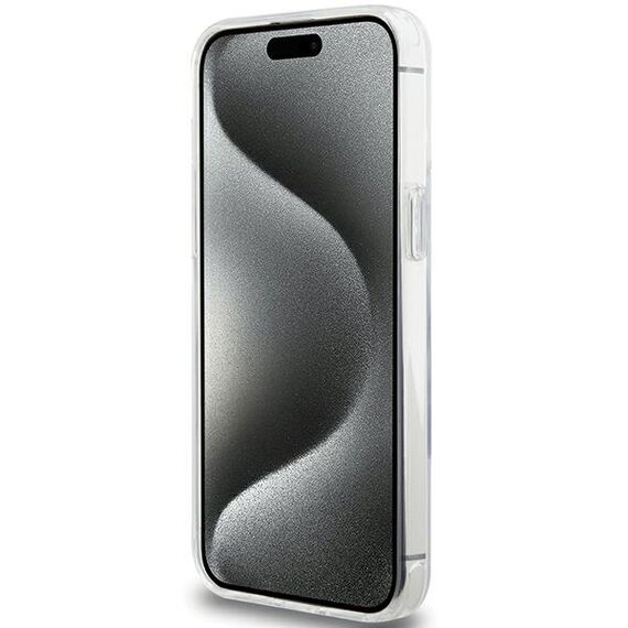 Karl Lagerfeld KLHMP15LHMRSKHH iPhone 15 Pro 6.1" white/white hardcase Ring Stand Karl Head MagSafe | Techbox