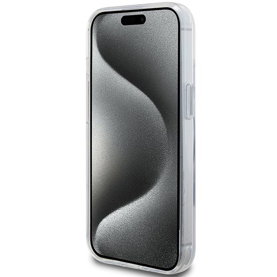 Karl Lagerfeld KLHMP15SHMRSCHH iPhone 15 6.1" white/white hardcase Ring Stand Choupette Head MagSafe - Apple Cases - Cases - Techbox