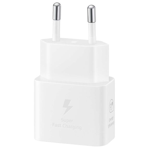 Samsung EP-T2510XWEGEU 25W SFC GaN wall charger with USB-C cable - white - Travel Chargers - Smartphone Chargers - Techbox