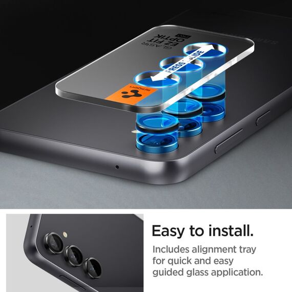 Spigen Glas.tR EZ Fit Optik Camera Protector for Samsung Galaxy S23 FE - Black 2 pcs. | Techbox