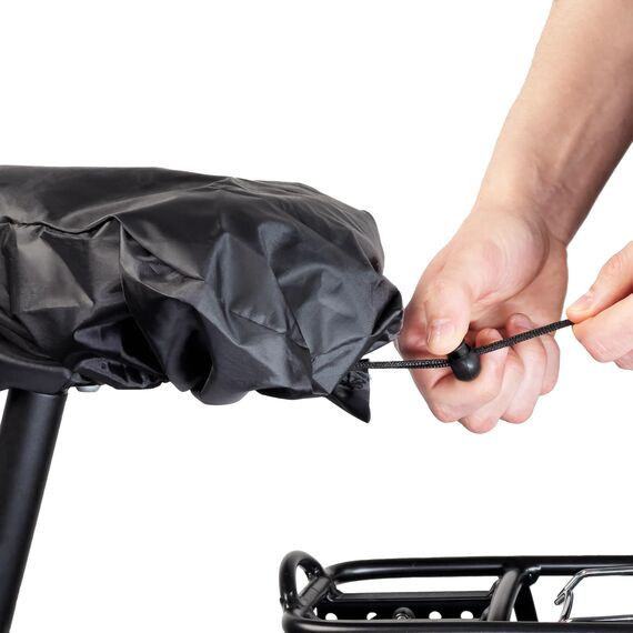 Waterproof saddle cover - black | Techbox