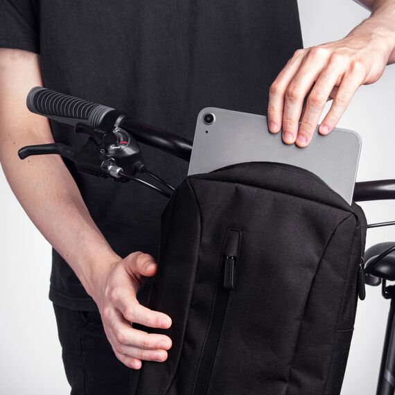 Wozinsky bicycle bag for handlebars - gray - Smartphone Holders - Smartphones - Techbox
