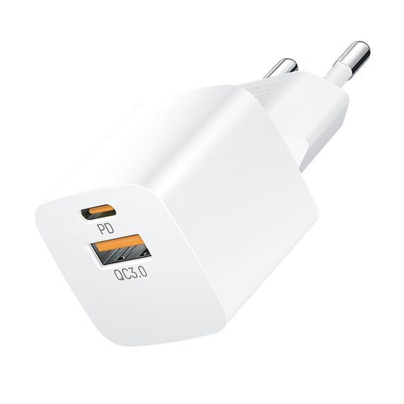 Wozinsky CMWCW 20W USB-C / USB-A wall charger - white - Travel Chargers - Smartphone Chargers - Techbox