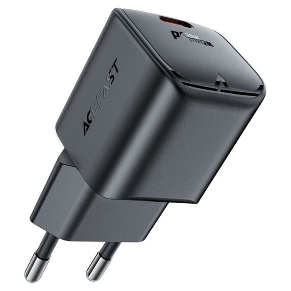 Acefast A73 Mini PD 20W GaN USB-C wall charger - black - Travel Chargers - Smartphone Chargers - Techbox