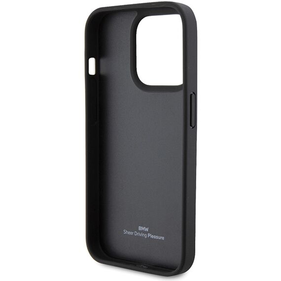 BMW Leather Quilted case for iPhone 15 Pro Max - black | Techbox