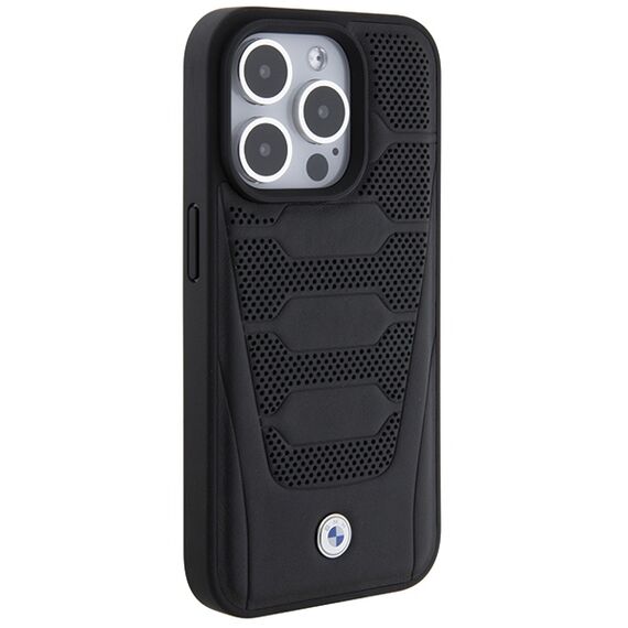 BMW Leather Seats Pattern case for iPhone 15 Pro Max - black | Techbox