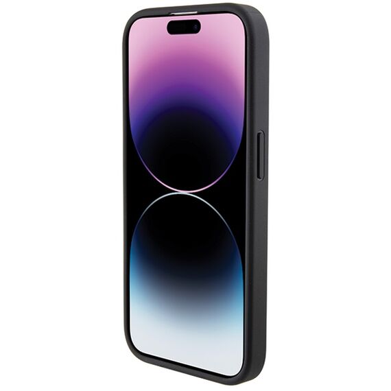 BMW Leather Textured &amp; Stripe iPhone 15 Pro Max Case - Black - Uncategorized Cases (2) - Cases - Techbox