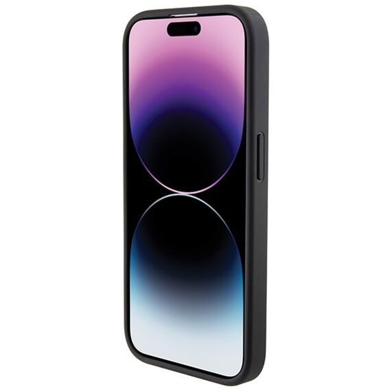BMW Quilted Tricolor iPhone 15 Pro Case - Black | Techbox