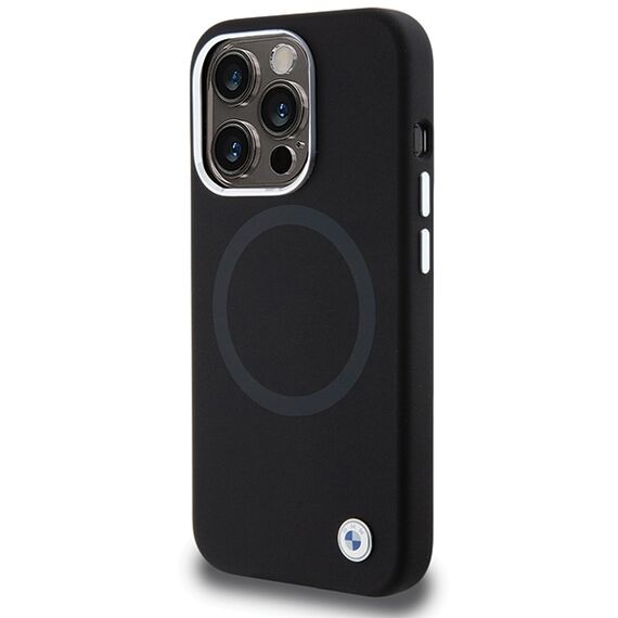 BMW Signature Liquid Silicone MagSafe case for iPhone 15 Pro Max - black - Apple Cases - Cases - Techbox