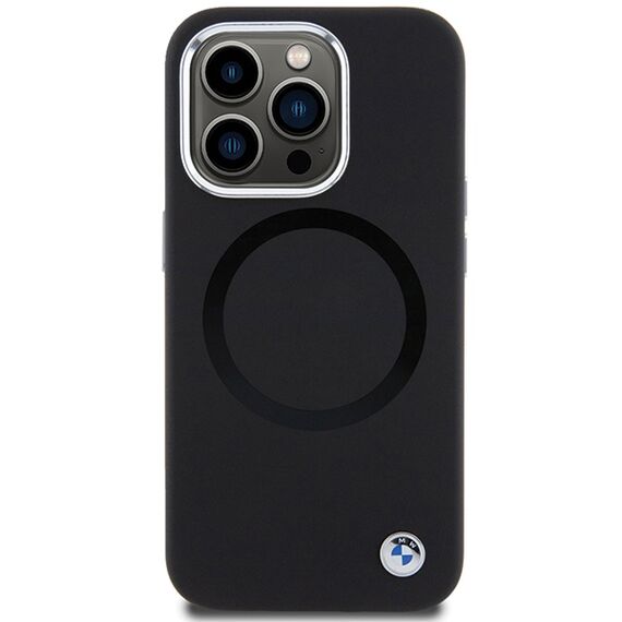BMW Signature Liquid Silicone MagSafe case for iPhone 15 Pro Max - black - Apple Cases - Cases - Techbox