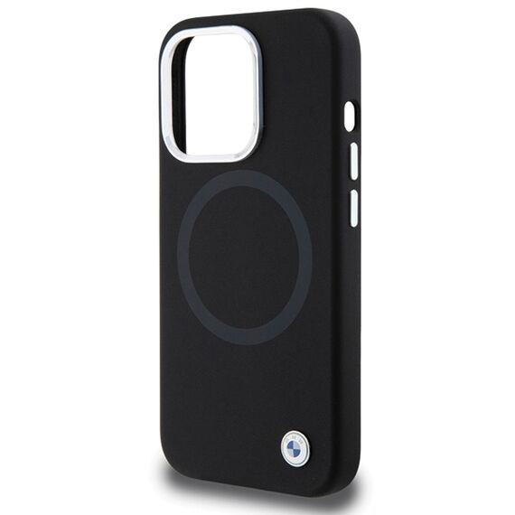 BMW Signature Liquid Silicone MagSafe case for iPhone 15 Pro Max - black - Apple Cases - Cases - Techbox