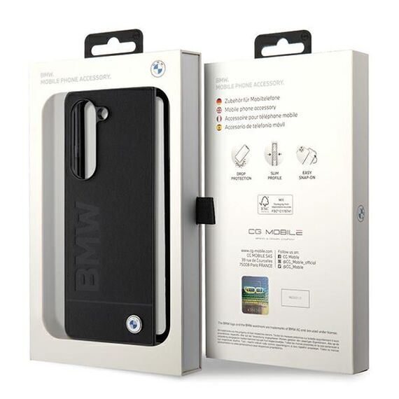 BMW Signature Logo Imprint case for Samsung Galaxy Z Fold 5 - black - Samsung Cases - Cases - Techbox
