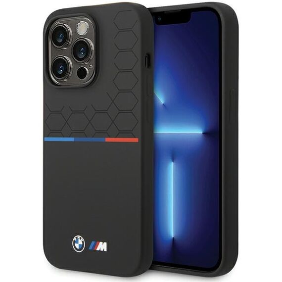 BMW Silicone Pattern iPhone 15 Pro Case - Black - Apple Cases - Cases - Techbox