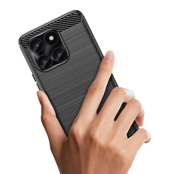 Carbon Case for Honor X6a - black - Huawei & Honor Cases - Cases - Techbox