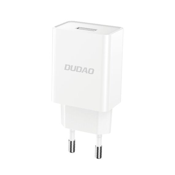 Dudao A4EU USB-A 2.1A wall charger - white + USB-A - Lightning cable | Techbox