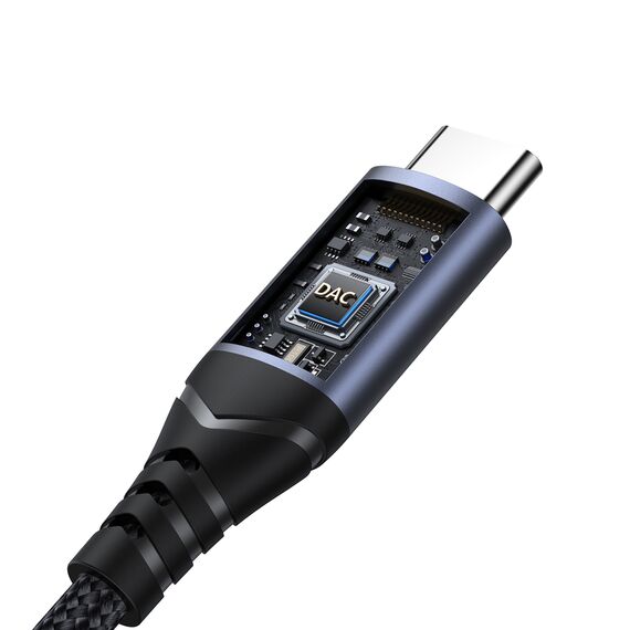 Joyroom SY-C01 USB-C DAC adapter to 3.5 mm mini jack - black