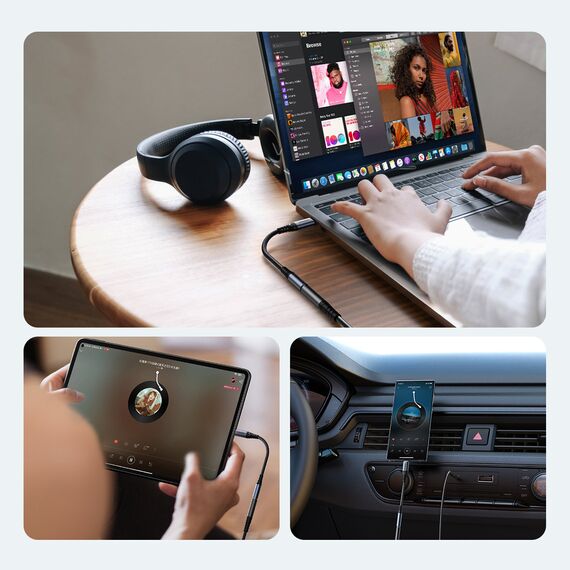 Joyroom SY-C01 USB-C DAC adapter to 3.5 mm mini jack - black