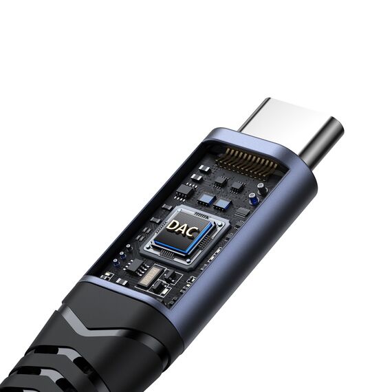 Joyroom SY-C03 USB-C to 2x USB-C 2in1 DAC adapter - black
