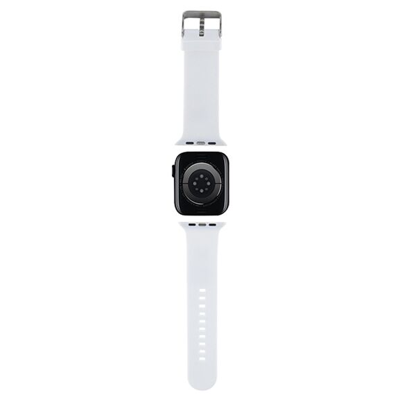 Karl Lagerfeld 3D Rubber Choupette Head Strap for Apple Watch 42/44/45/49mm - White | Techbox