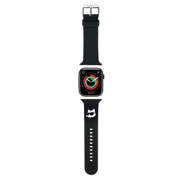 Karl Lagerfeld 3D Rubber Choupette Heads Strap for Apple Watch 38/40/41mm - Black - Accessories - Smartwatches & Accessories - Techbox