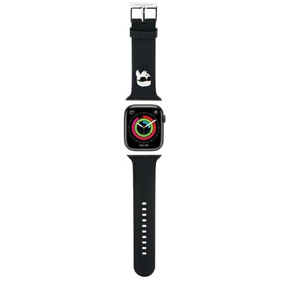 Karl Lagerfeld 3D Rubber Karl Head strap for Apple Watch 38/40/41mm - black | Techbox