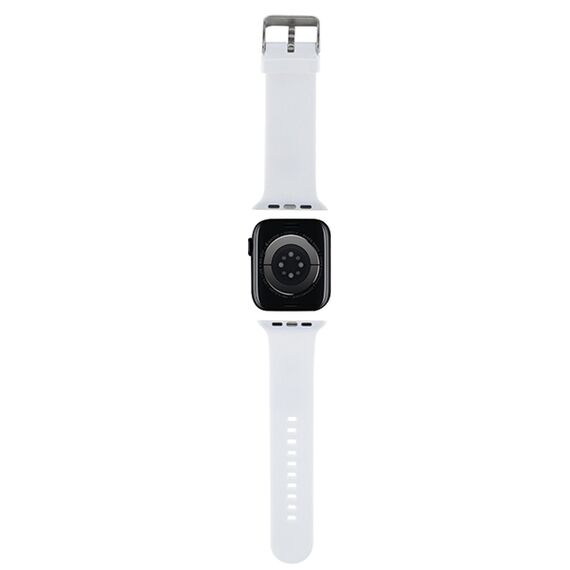 Karl Lagerfeld 3D Rubber Karl Head strap for Apple Watch 42/44/45/49mm - white | Techbox