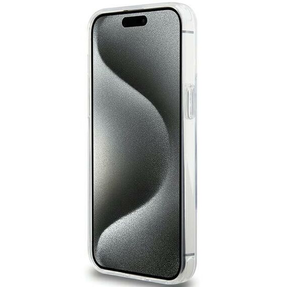 Karl Lagerfeld KLHMP15XHMRSKHH iPhone 15 Pro Max 6.7" white/white hardcase Ring Stand Karl Head MagSafe - Apple Cases - Cases - Techbox