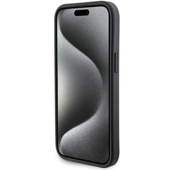 Ferrari Grip Stand Metal Logo case for iPhone 15 - black - Apple Cases - Cases - Techbox