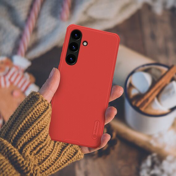 Nillkin Super Frosted Shield Pro armored case for Samsung Galaxy S24+ - red - Samsung Cases - Cases - Techbox