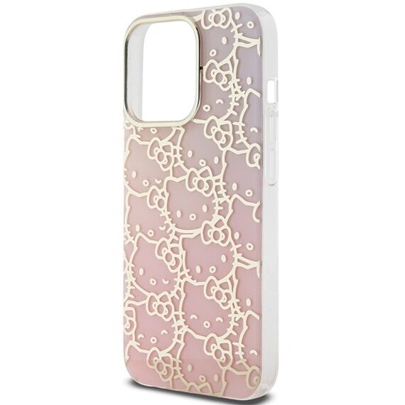 Hello Kitty IML Gradient Electrop Crowded Kitty Head Case for iPhone 13 Pro Max - Pink | Techbox