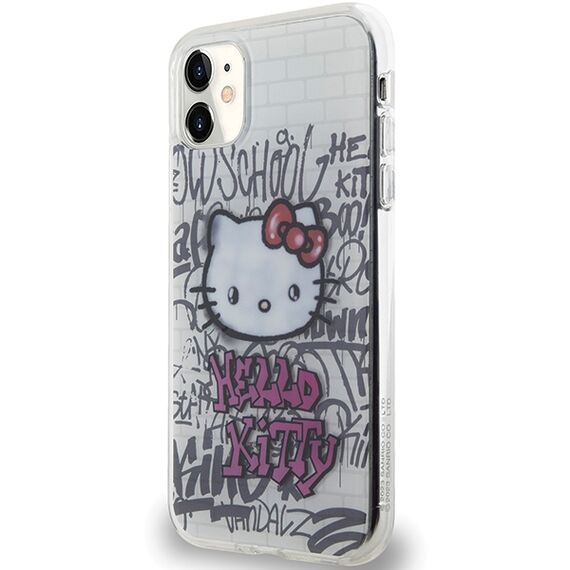 Hello Kitty IML Kitty On Bricks Graffiti case for iPhone 11 / Xr - white - Uncategorized Cases (2) - Cases - Techbox