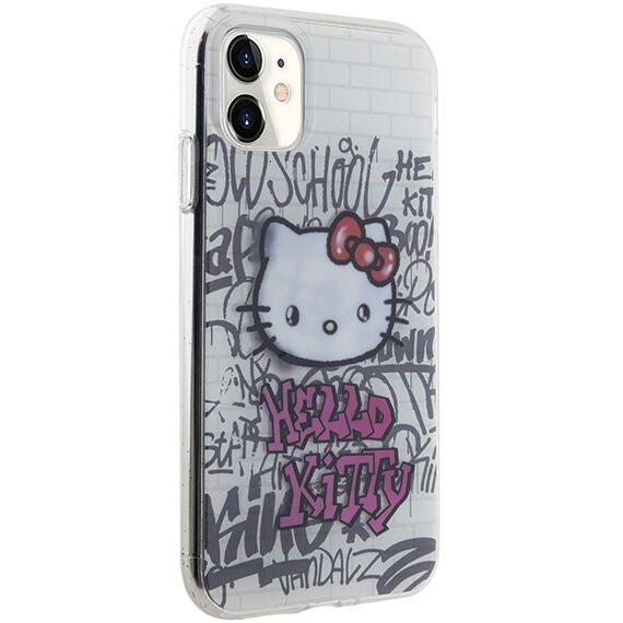 Hello Kitty IML Kitty On Bricks Graffiti case for iPhone 11 / Xr - white - Uncategorized Cases (2) - Cases - Techbox