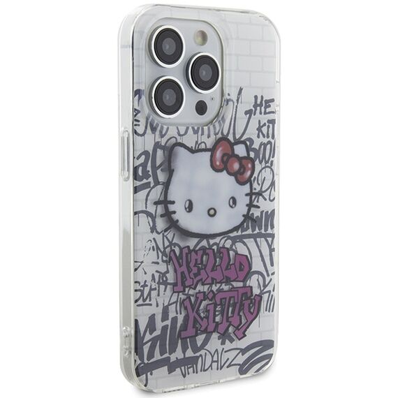 Hello Kitty IML Kitty On Bricks Graffiti case for iPhone 13 Pro Max - white | Techbox