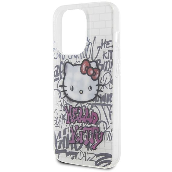 Hello Kitty IML Kitty On Bricks Graffiti case for iPhone 13 Pro Max - white | Techbox