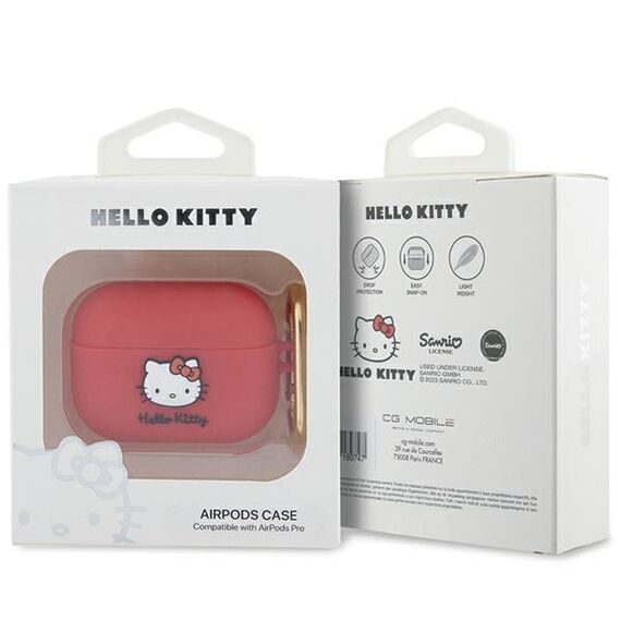 Hello Kitty Silicone 3D Kitty Head case for AirPods Pro - fuchsia - Smartphone Accessories - Cables & Accessories - Techbox