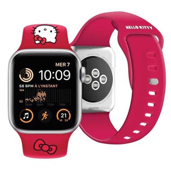 Hello Kitty Silicone Kitty Head strap for Apple Watch 38/40/41mm - red - Accessories - Smartwatches & Accessories - Techbox