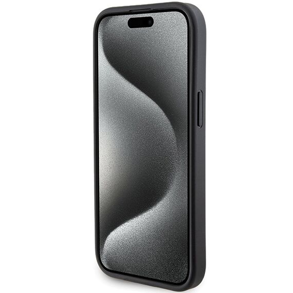 Karl Lagerfeld Gripstand Saffiano Choupette Pins case for iPhone 15 - black - Apple Cases - Cases - Techbox