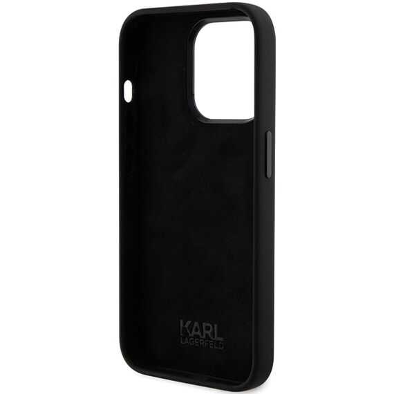 Karl Lagerfeld Silicone Karl&amp;Choupette Head case for iPhone 15 Pro Max - black - Apple Cases - Cases - Techbox