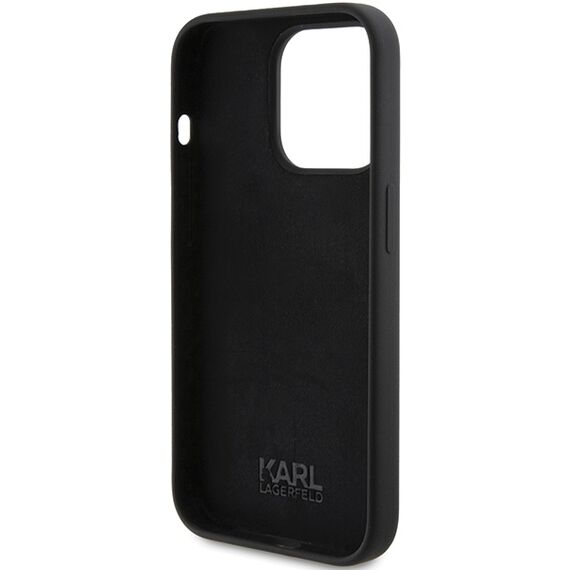 Karl Lagerfeld Silicone Karl Script case for iPhone 15 Pro - black - Uncategorized Cases (2) - Cases - Techbox