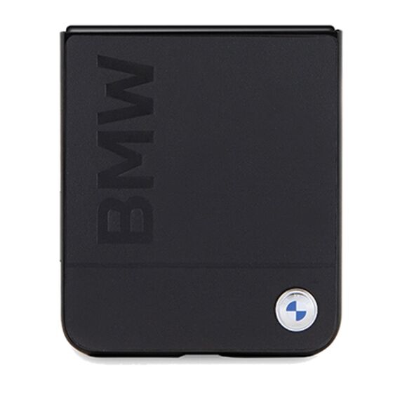 BMW Leather Hot Stamp case for Samsung Galaxy Z Flip 5 - black - Samsung Cases - Cases - Techbox